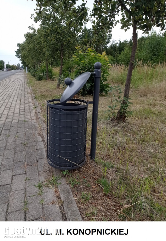 Zniszczenia po weekendzie na boreckich ulicach