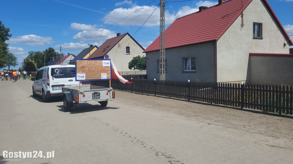 Rowerówka z OSP Rokosowo, pojechało 85 mieszkańców