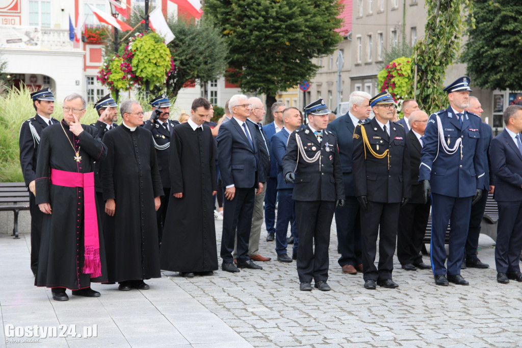 Obchody wybuchu II wojny światowej na rynku w Gostyniu