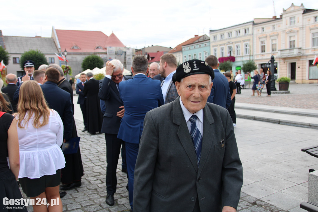 Obchody wybuchu II wojny światowej na rynku w Gostyniu