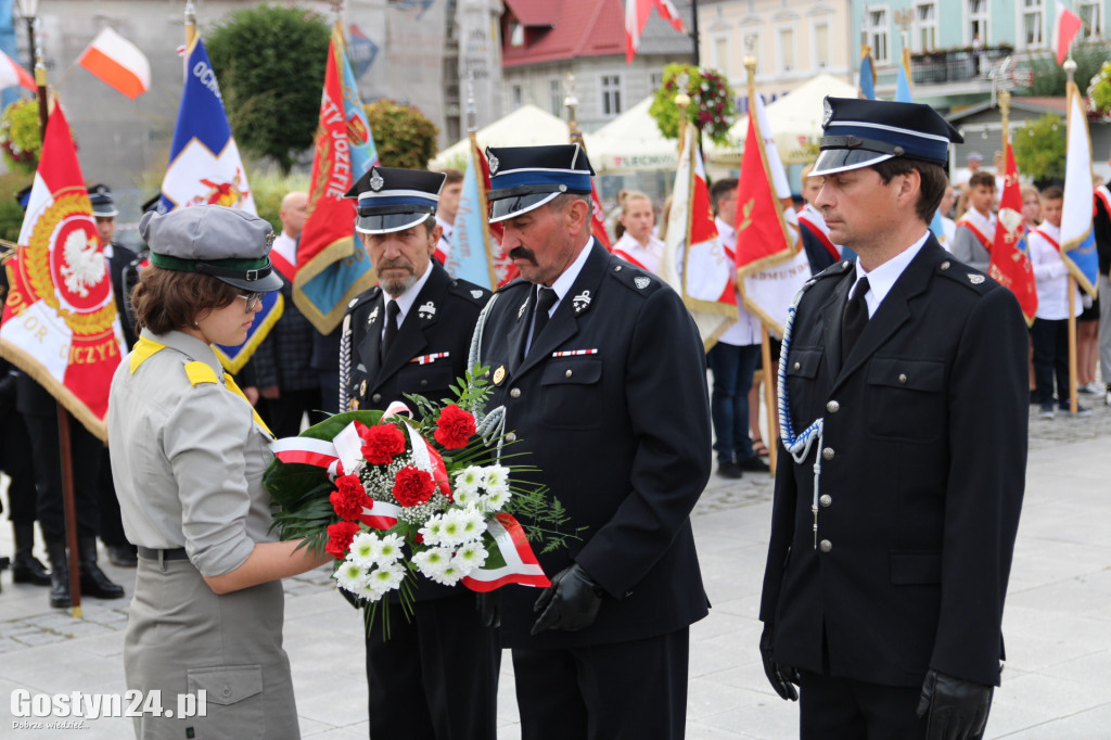 Obchody wybuchu II wojny światowej na rynku w Gostyniu