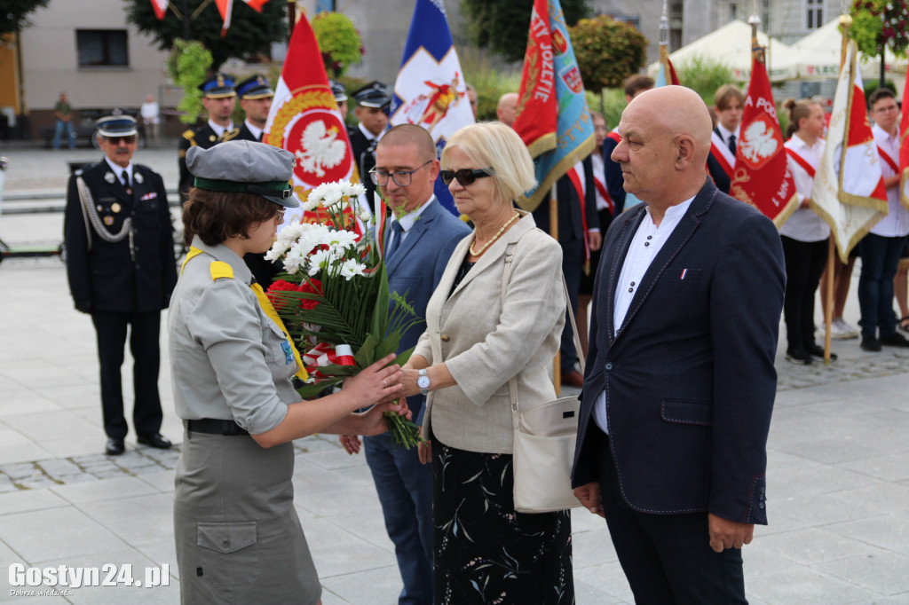 Obchody wybuchu II wojny światowej na rynku w Gostyniu