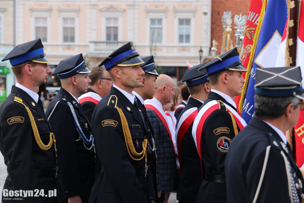 Obchody wybuchu II wojny światowej na rynku w Gostyniu