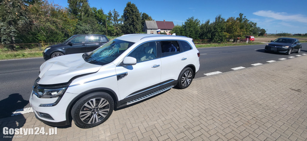 Wypadek motorowerzysty na K12 Gostyń-Gola