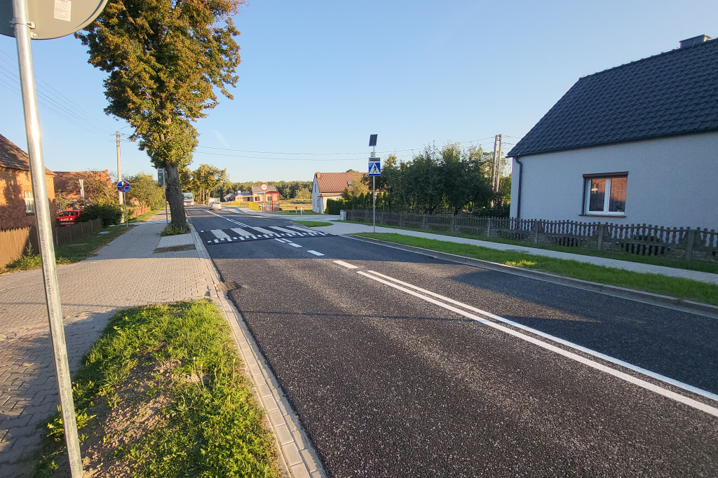 Wyremontowana trasa Siedlec - Pępowo