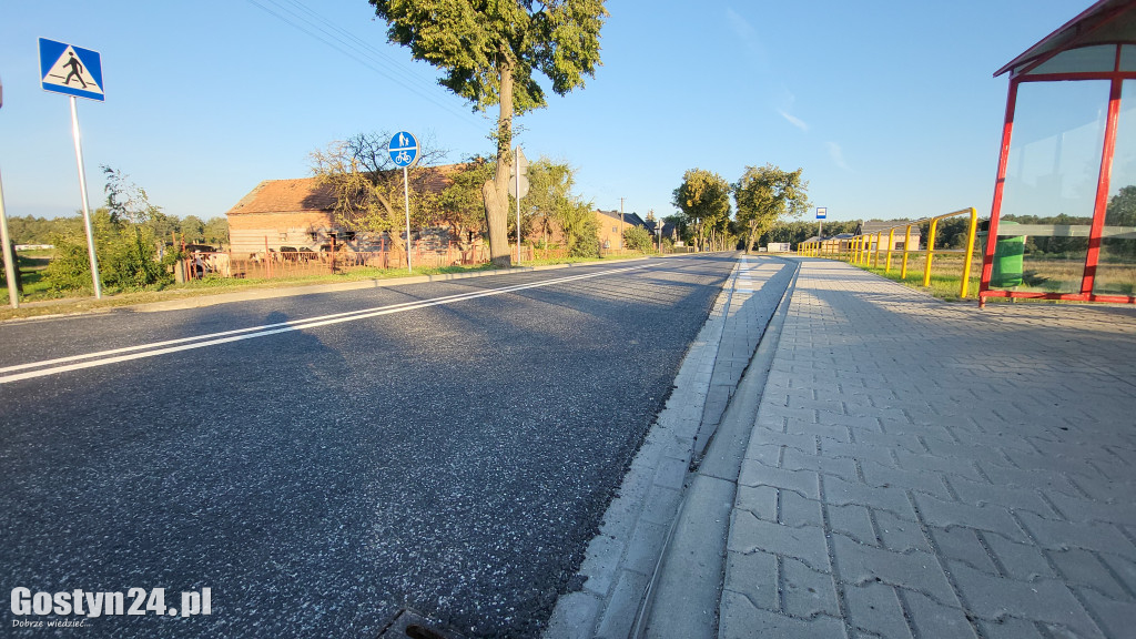 Wyremontowana trasa Siedlec - Pępowo