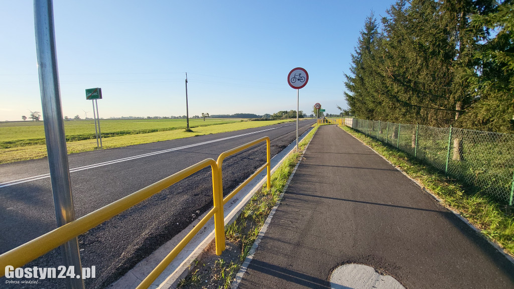 Wyremontowana trasa Siedlec - Pępowo