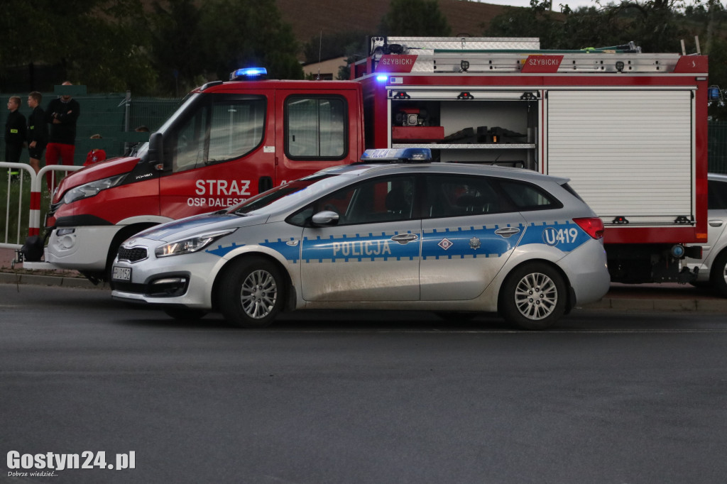 Kolizja na skrzyżowaniu w Gostyniu
