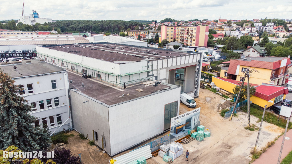 Budowa hali sportowej przy ZSZ Gostyń