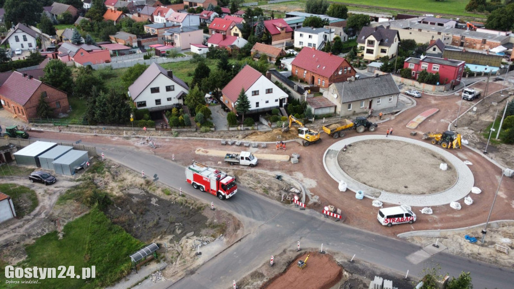 Pożar pałacu w Wydawach, gmina Poniec