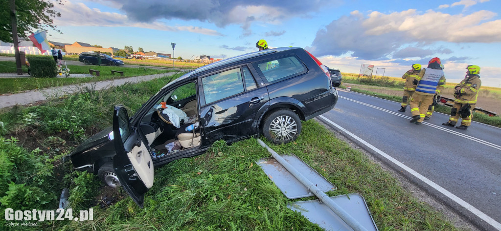 Efekt domina na DW 434 w Kuczynie