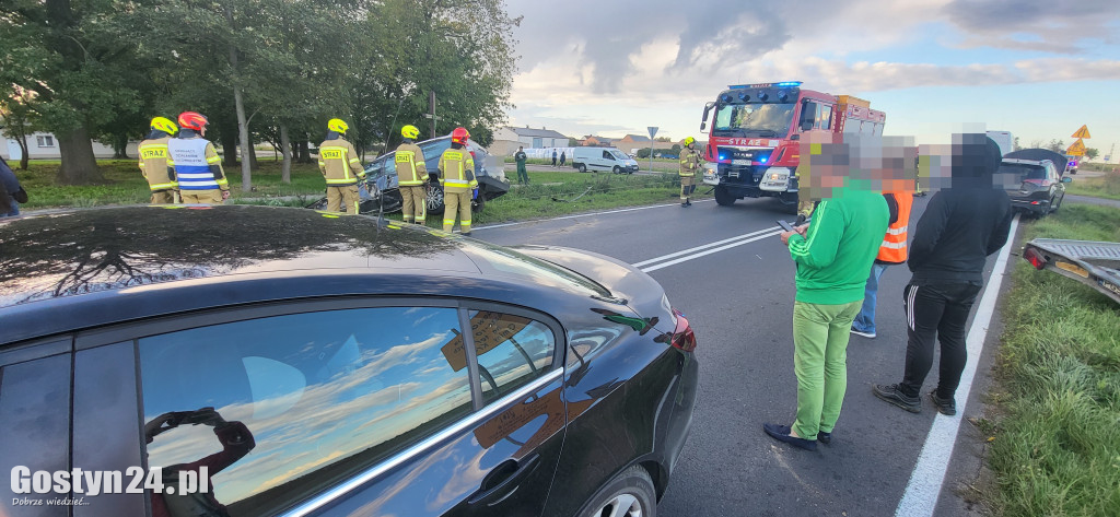 Efekt domina na DW 434 w Kuczynie