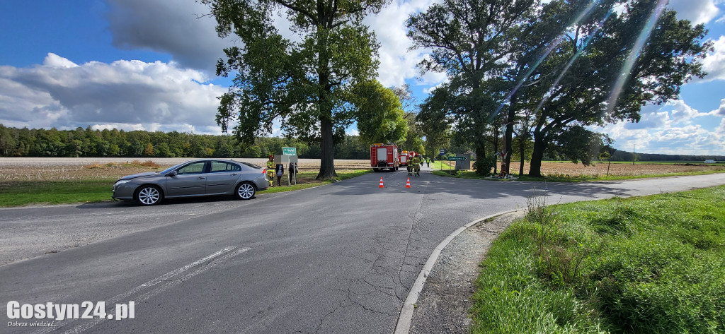 Wypadek na trasie Pępowo - Siedlec