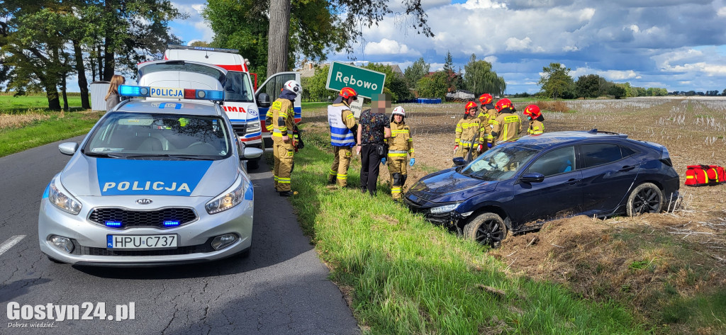 Wypadek na trasie Pępowo - Siedlec