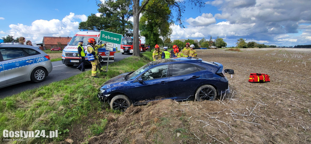 Wypadek na trasie Pępowo - Siedlec