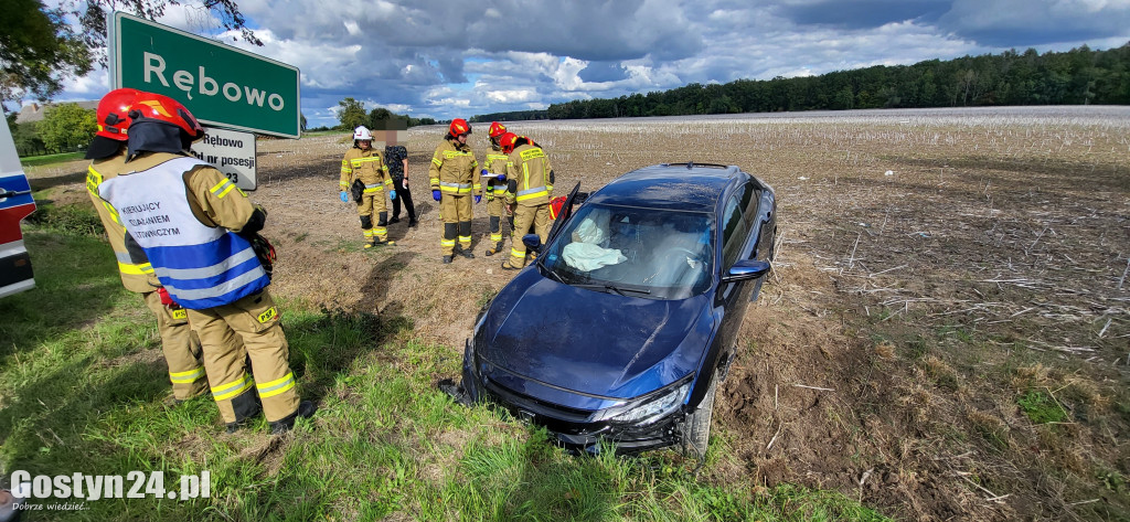 Wypadek na trasie Pępowo - Siedlec