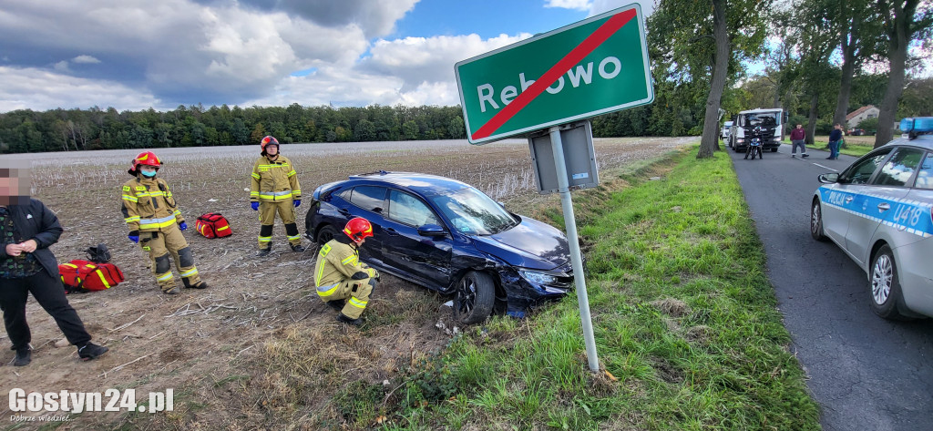 Wypadek na trasie Pępowo - Siedlec