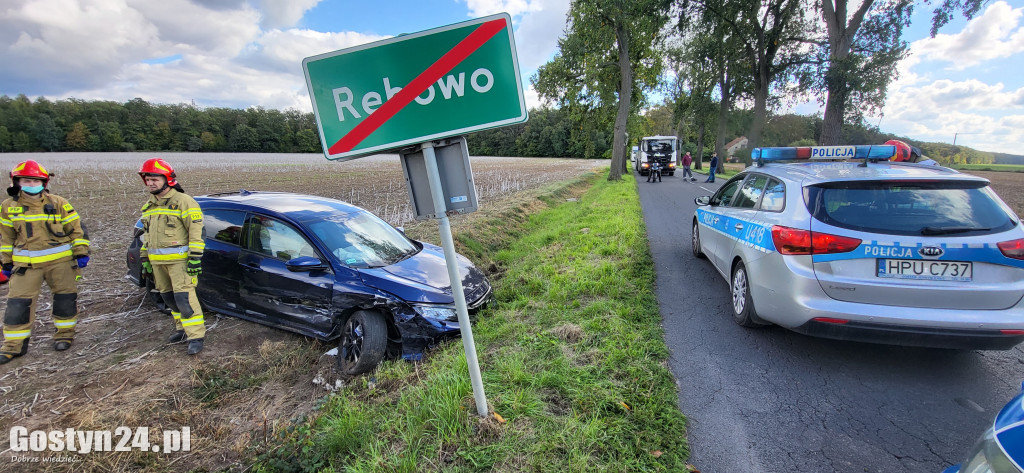 Wypadek na trasie Pępowo - Siedlec