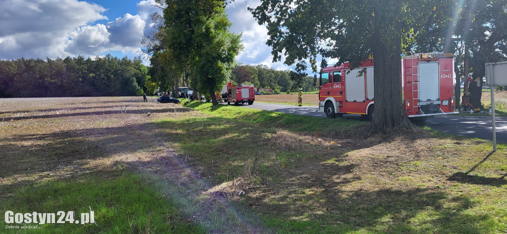 Wypadek na trasie Pępowo - Siedlec