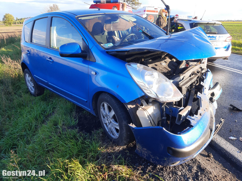Czołowe zderzenie z udziałem naszego mieszkańca