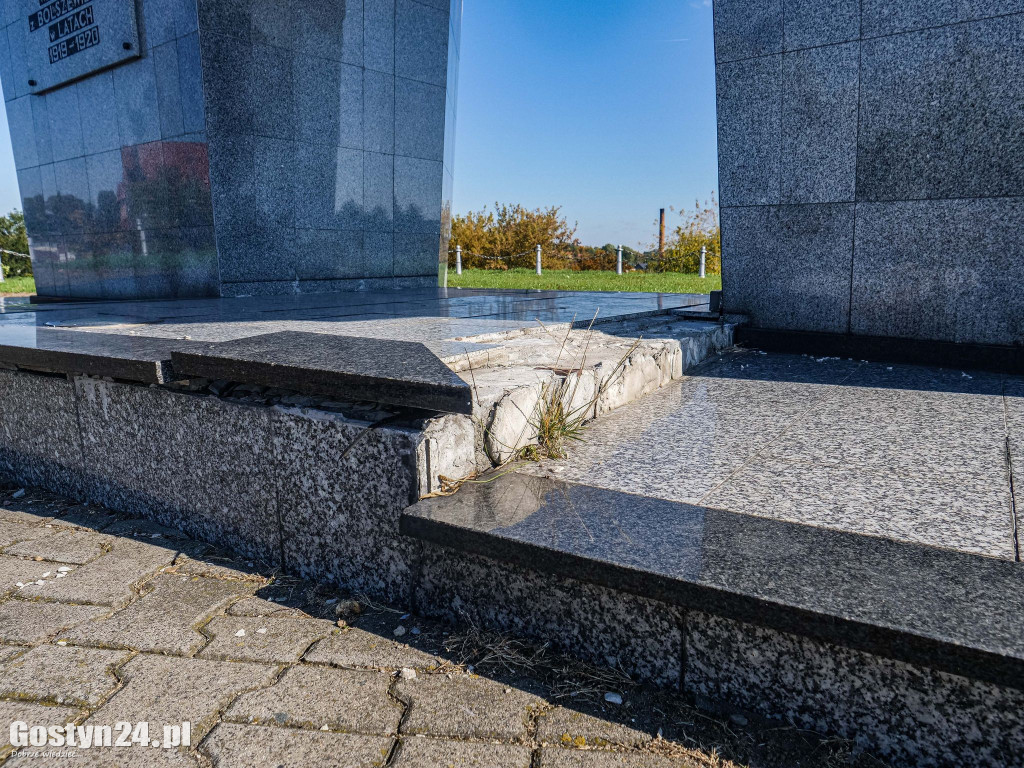 Pomnik na Górze Zamkowej do remontu