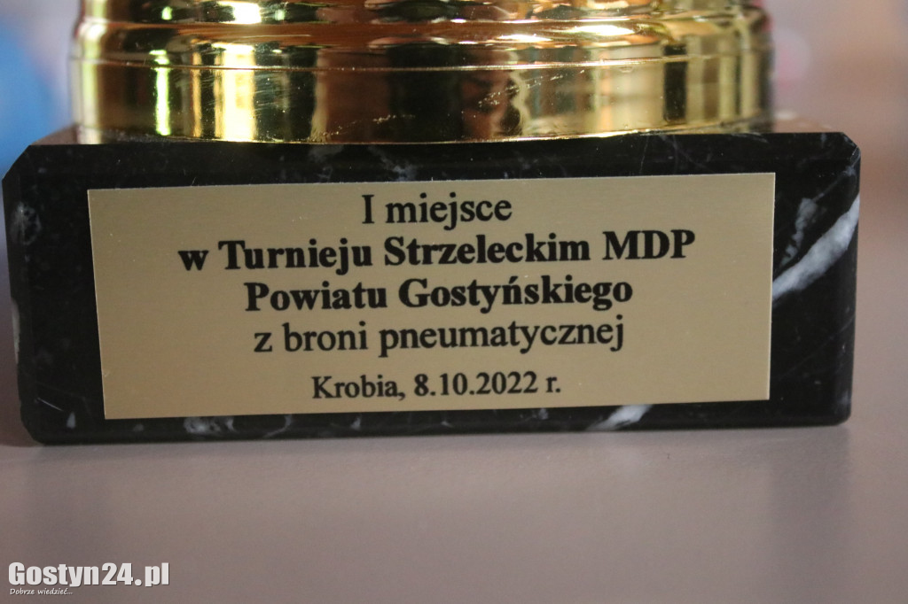 Turniej strzelecki MDP powiatu gostyńskiego