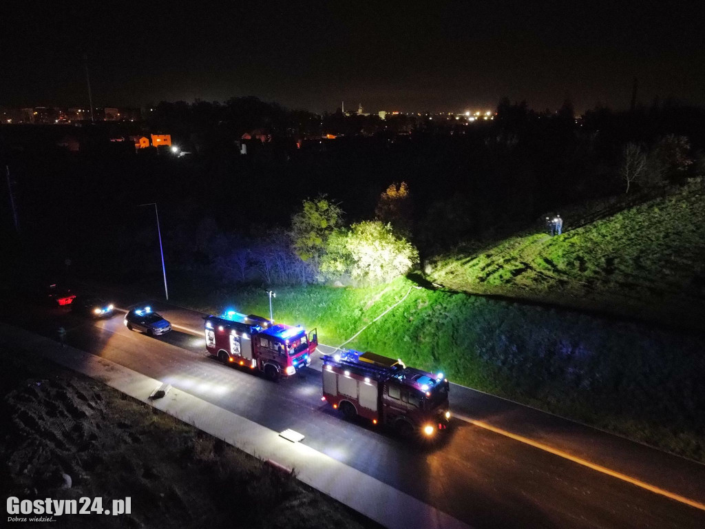 Nadpalone zwłoki kobiety przy łączniku Leszczyńska-Górna