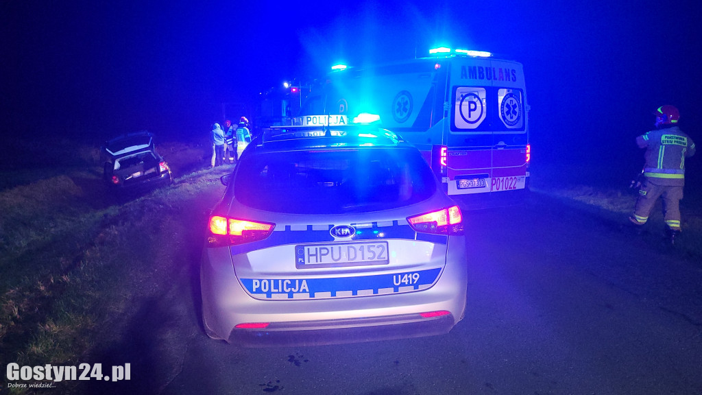 Zdarzenie drogowe na trasie Pogorzela-Krotoszyn