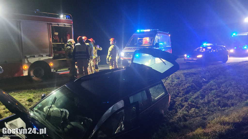 Zdarzenie drogowe na trasie Pogorzela-Krotoszyn