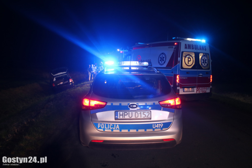 Zdarzenie drogowe na trasie Pogorzela-Krotoszyn