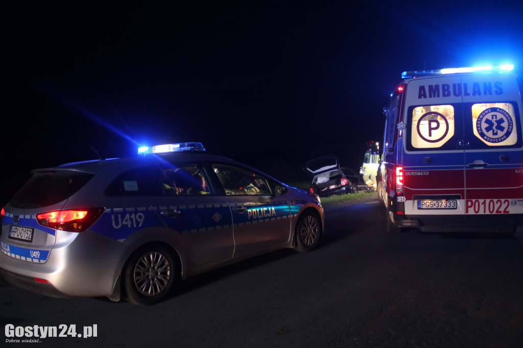 Zdarzenie drogowe na trasie Pogorzela-Krotoszyn