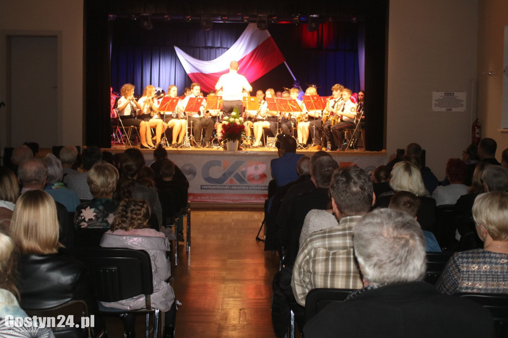 Koncert Orkiestry Dętej Miasta i Gminy Gostyń w CKiB w Piaskach