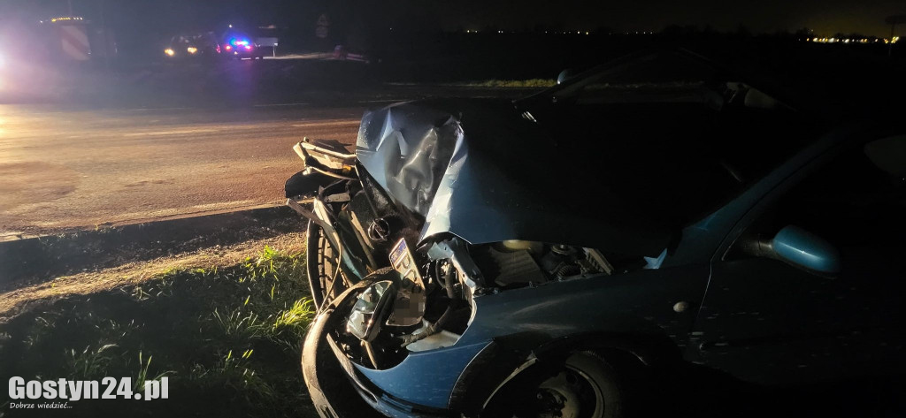 Kolizja dwóch pojazdów na DW434