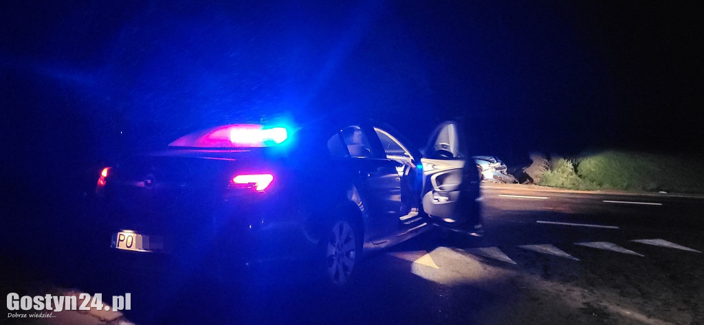 Kolizja dwóch pojazdów na DW434