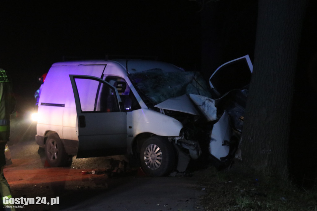 Wypadek na wyjeździe z miejscowości Grodzisko