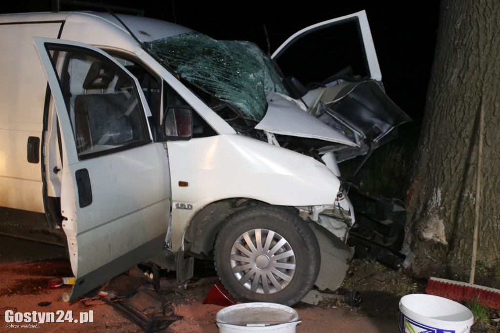 Wypadek na wyjeździe z miejscowości Grodzisko