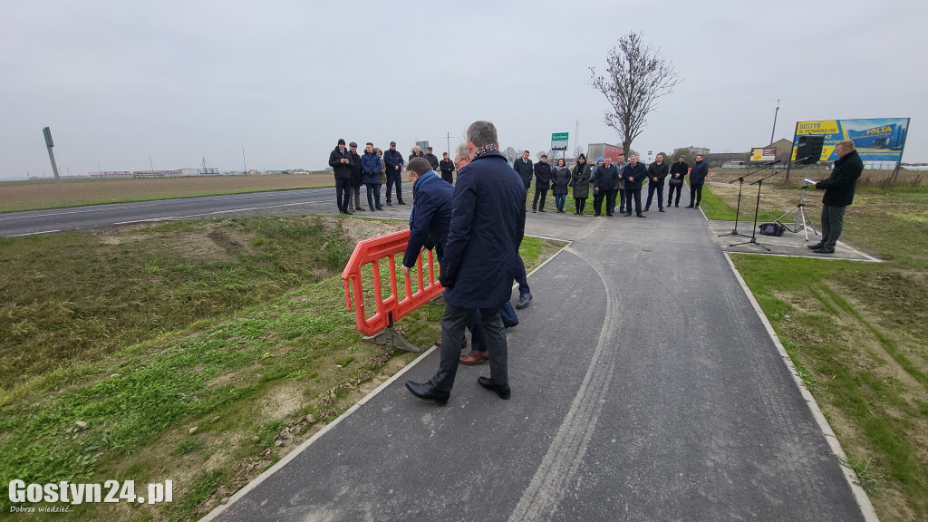 Otwarcie ścieżek rowerowych w gminie Krobia