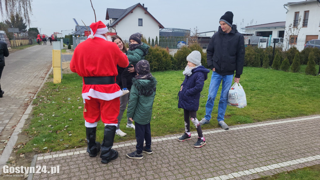 Konny orszak Świętego Mikołaja w Starej Krobi