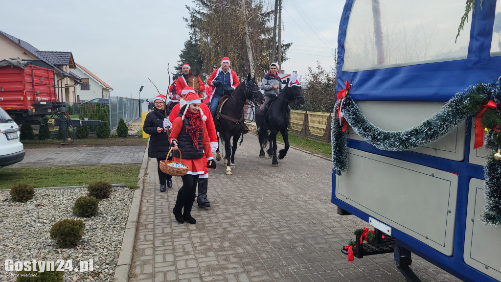 Konny orszak Świętego Mikołaja w Starej Krobi