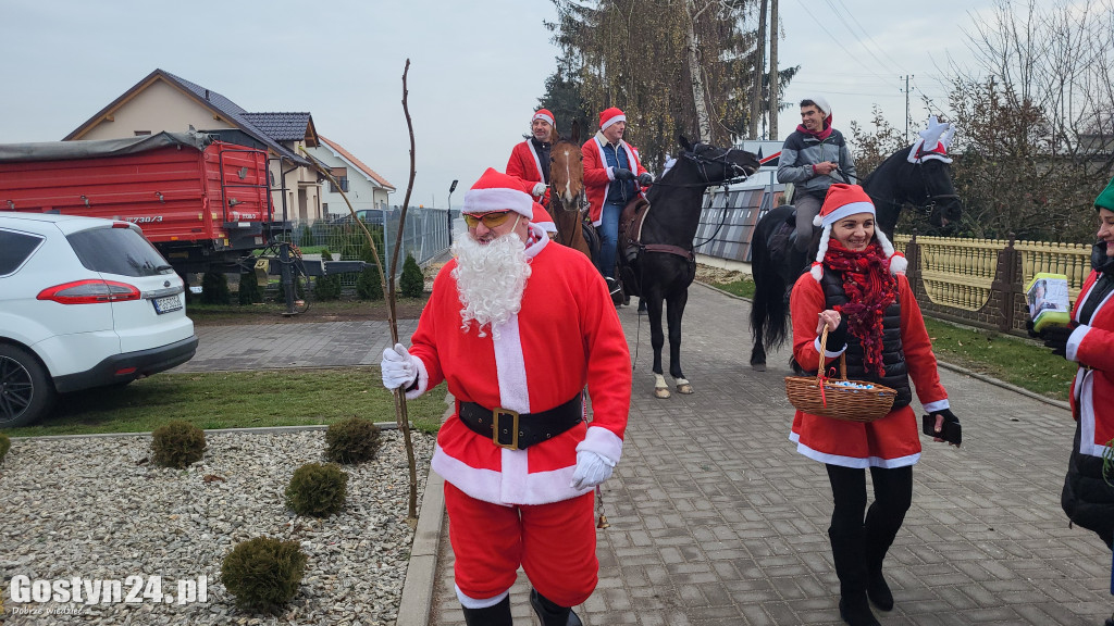Konny orszak Świętego Mikołaja w Starej Krobi