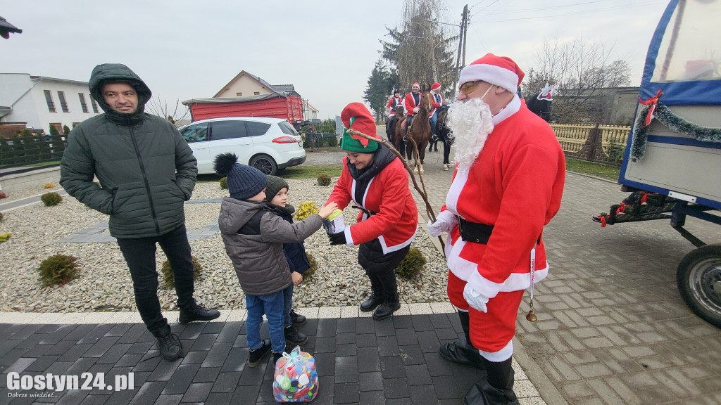 Konny orszak Świętego Mikołaja w Starej Krobi