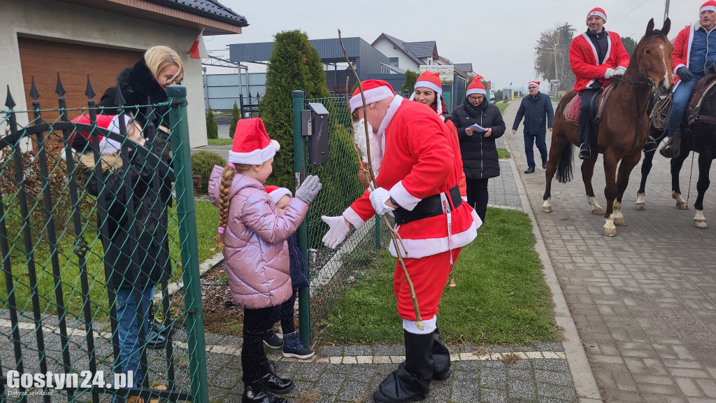 Konny orszak Świętego Mikołaja w Starej Krobi