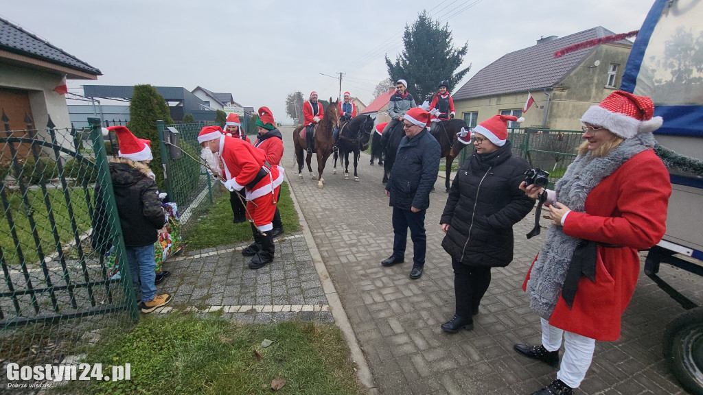 Konny orszak Świętego Mikołaja w Starej Krobi