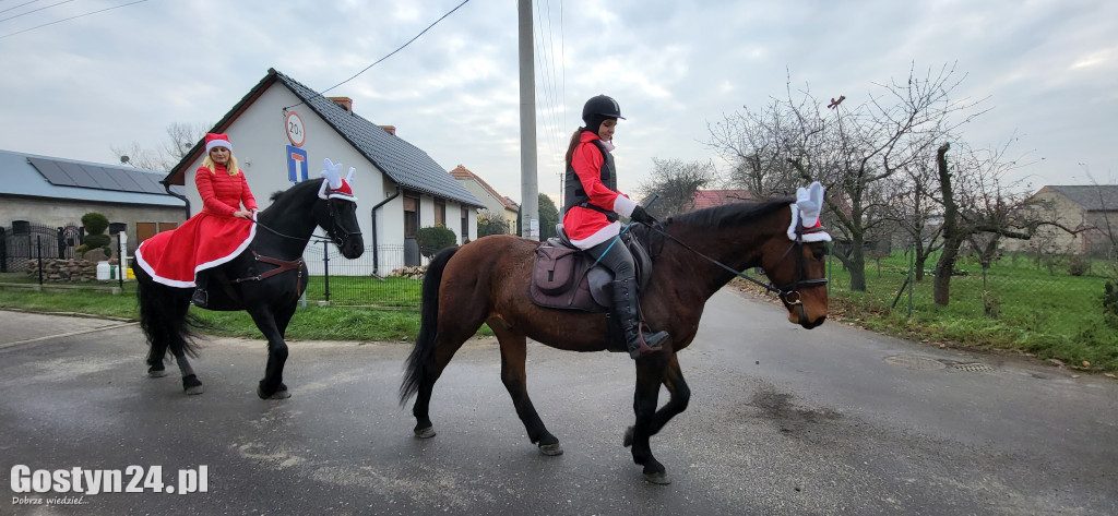 Konny orszak Świętego Mikołaja w Starej Krobi