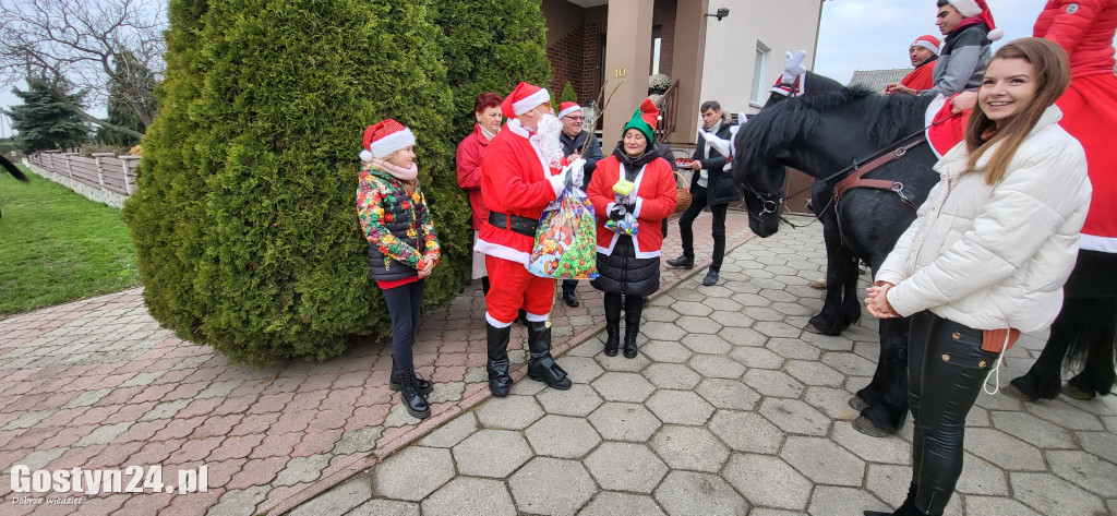 Konny orszak Świętego Mikołaja w Starej Krobi