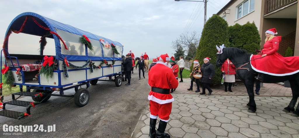 Konny orszak Świętego Mikołaja w Starej Krobi