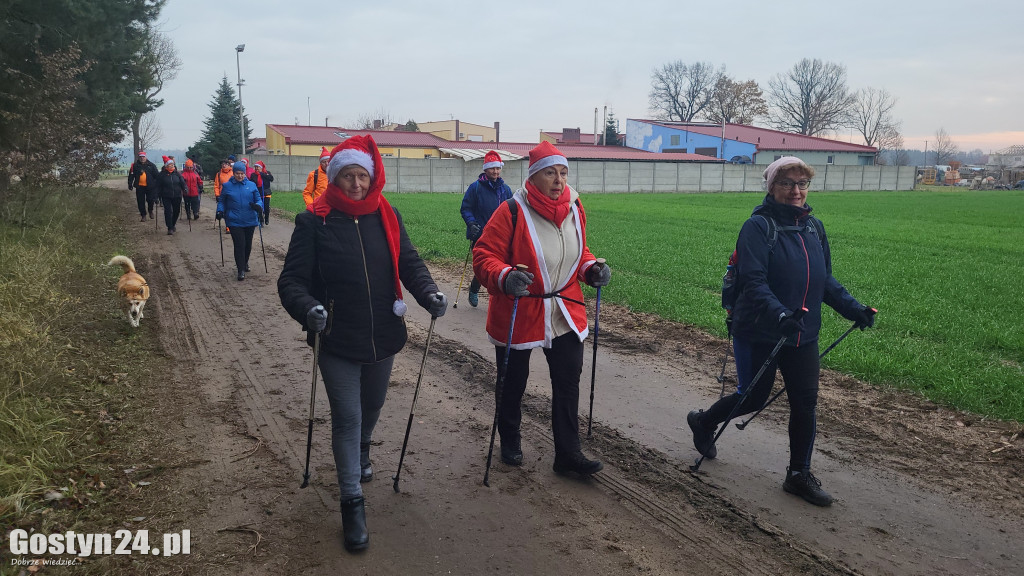 Piąty Mikołajkowy Marsz Nordic Walking w Dzięczynie