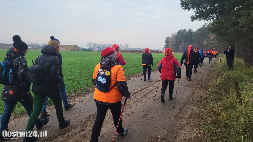 Piąty Mikołajkowy Marsz Nordic Walking w Dzięczynie