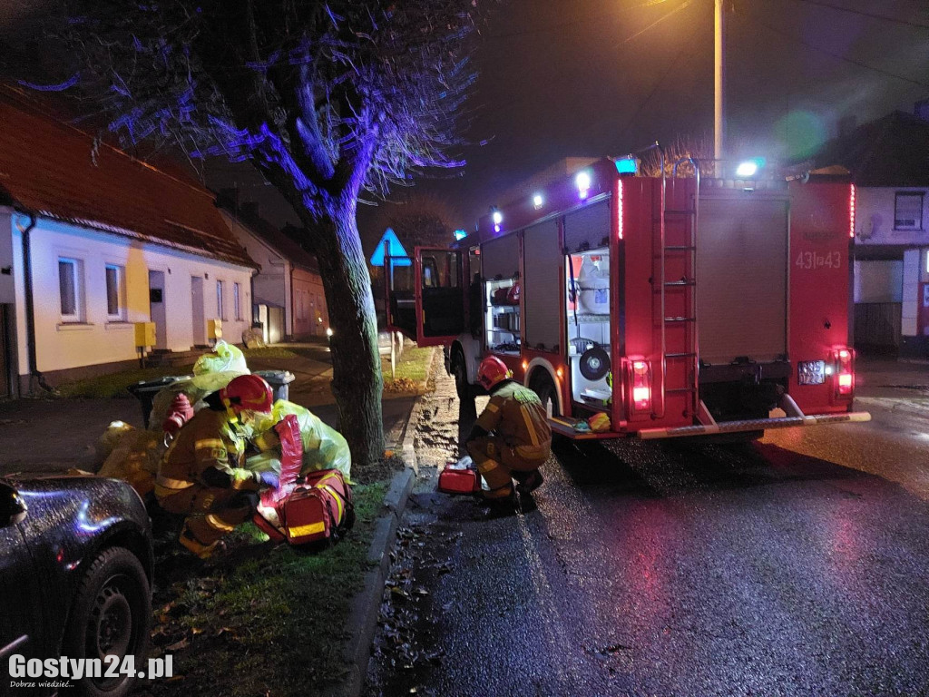 Poranny wypadek na ul. Bojanowskiego w Gostyniu