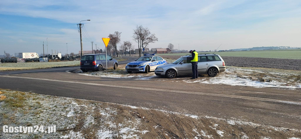 Policyjna akcja z dronem między Koszkowem a Borkiem Wlkp.